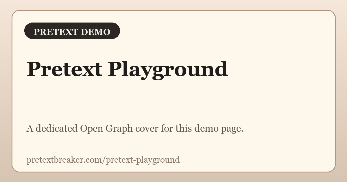 Pretext Playground | Core Interactive Lab